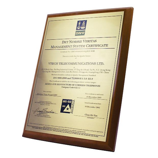 Certificate - DNV